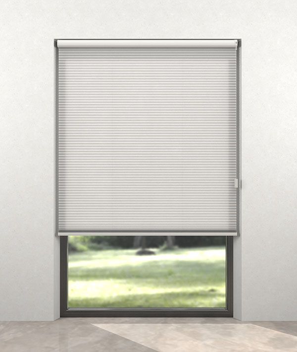 Spare plisségordijn handbediend